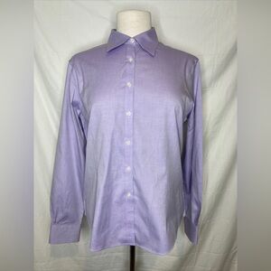Brooks brothers Dress Shirt Women’s Size 10 Purple